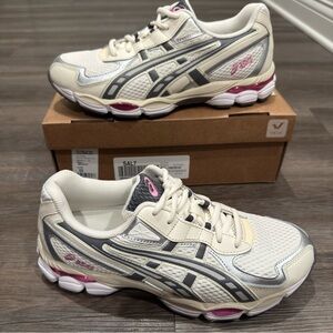 ASICS Gel-NYC 2055 Cream Carbon Pink Sneakers